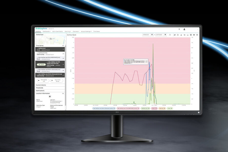 HailSens product screenshot